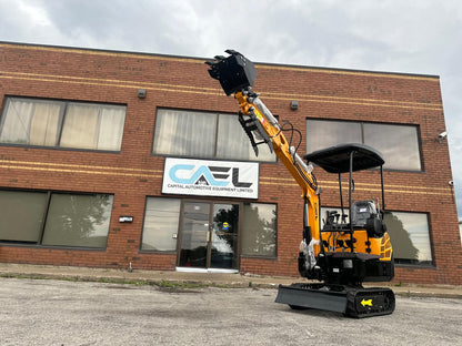 Mini Excavator 1.5T With B&S Engine, Swing boom, Hydraulic Thumb (EX15BS-AD)