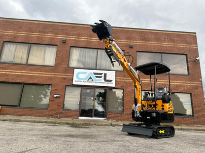 Mini Excavator 1.5T With B&S Engine, Swing boom, Hydraulic Thumb (EX15BS-AD)