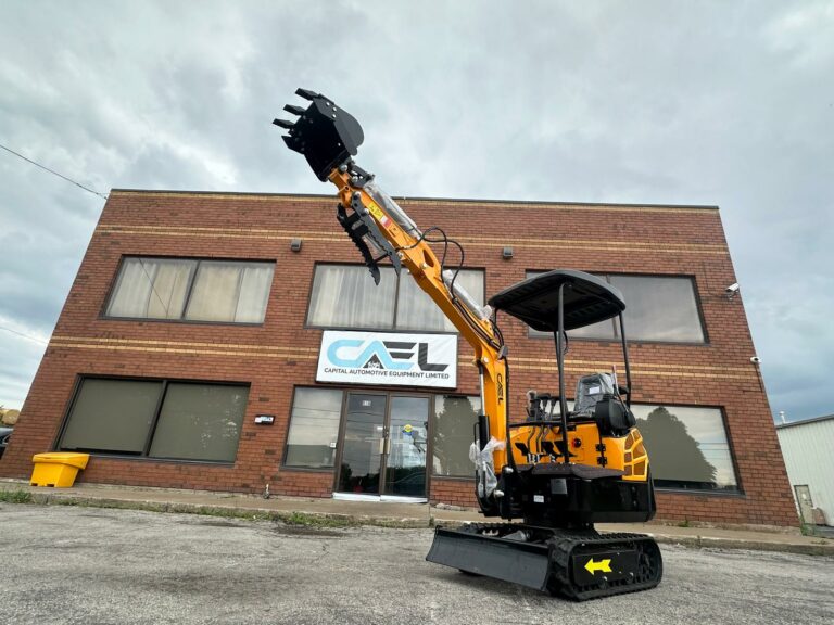 Mini Excavator 1.5T With B&S Engine, Swing boom, Hydraulic Thumb (EX15BS-AD)