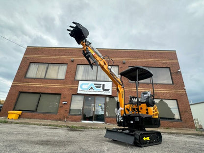 Mini Excavator 1.5T With B&S Engine, Swing boom, Hydraulic Thumb (EX15BS-AD)