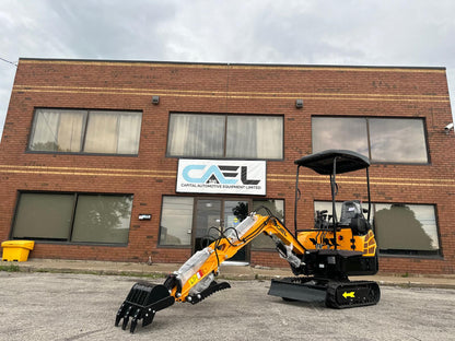 Mini Excavator 1.5T With B&S Engine, Swing boom, Hydraulic Thumb (EX15BS-AD)