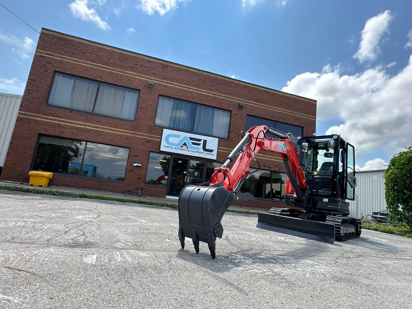 CAEL 4 ton zero turn Excavator hydraulic thumb & swing boom (EX4ZT-KB)