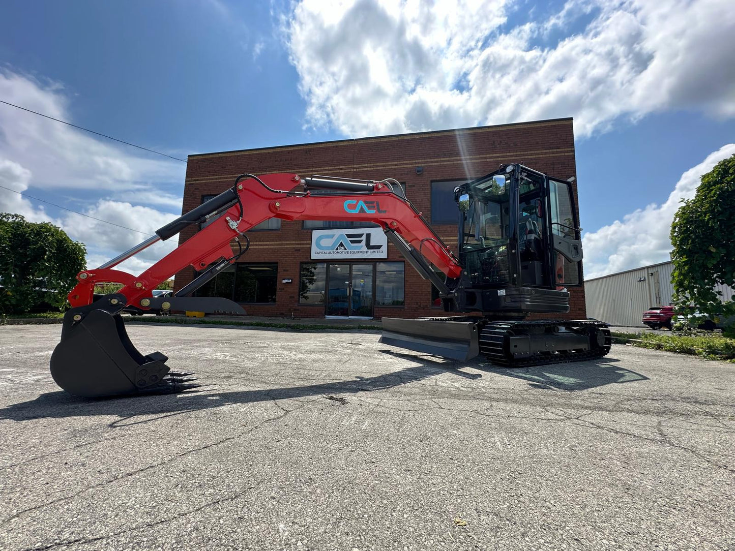 CAEL 4 ton zero turn Excavator hydraulic thumb & swing boom (EX4ZT-KB)