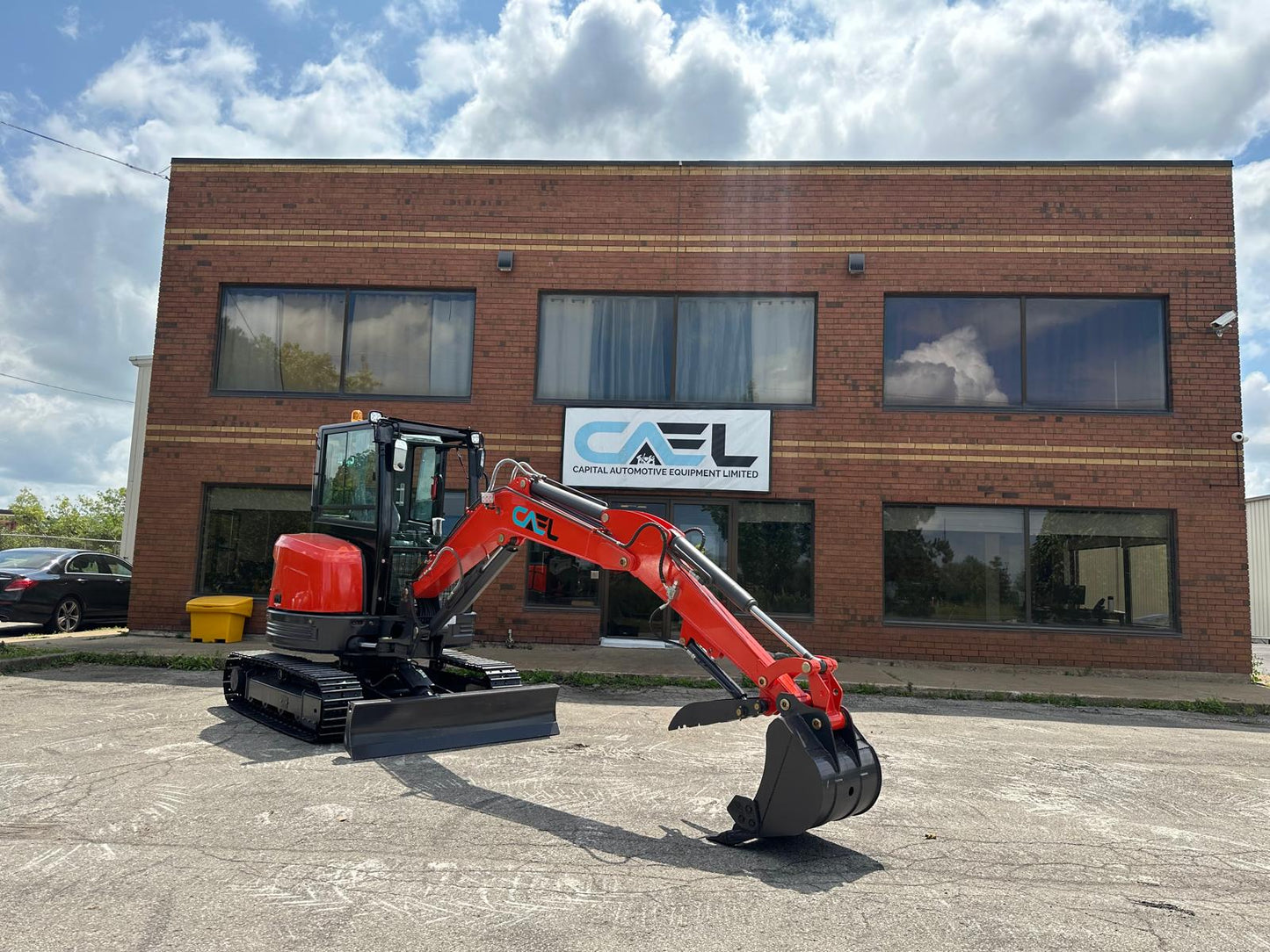 CAEL 4 ton zero turn Excavator hydraulic thumb & swing boom (EX4ZT-KB)