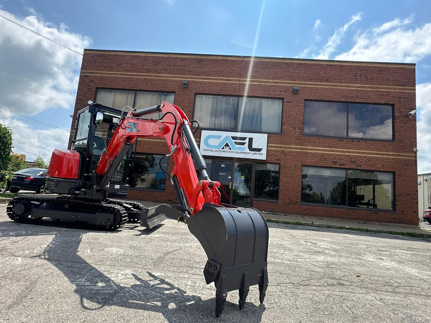 CAEL 4 ton zero turn Excavator hydraulic thumb & swing boom (EX4ZT-KB)