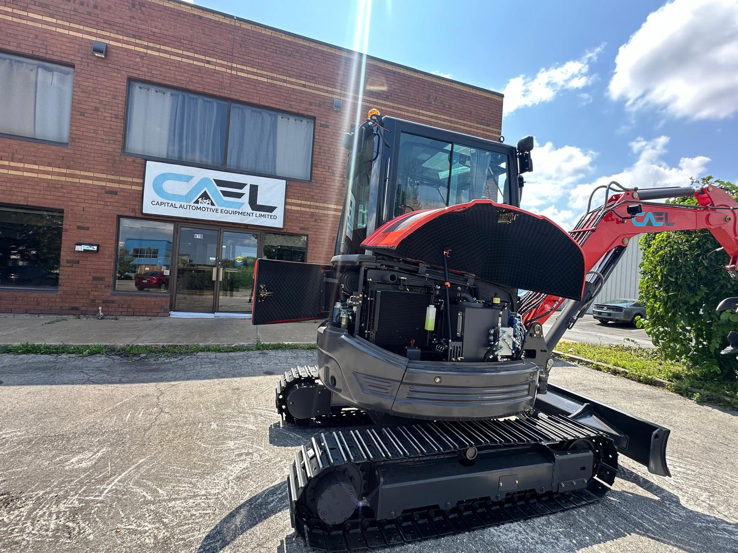 CAEL 4 ton zero turn Excavator hydraulic thumb & swing boom (EX4ZT-KB)