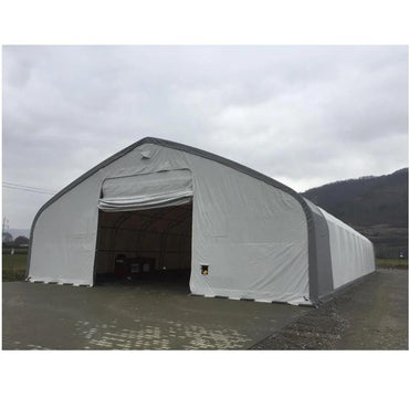 Peak Shape Double Truss 70′ Wide 120′ Length 28′ Height