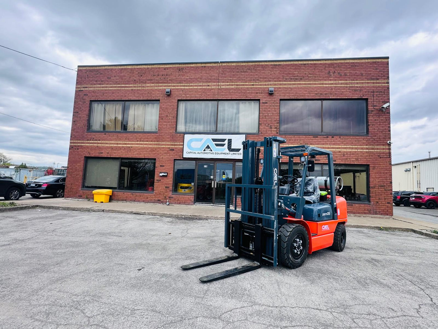 CAEL Forklift LPG 2.5 ton with 3 stage side shift