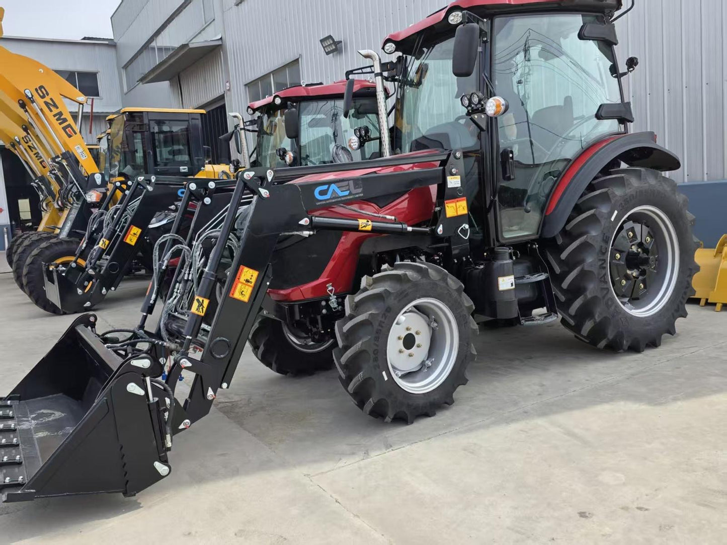 Tractor Loader with Cab 75 HP