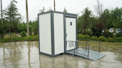 CAEL 7FT Handicap Accessible Portable Restroom with Ramp (CAEL-HAPR7-ADA)