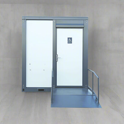 CAEL 7FT Handicap Accessible Portable Restroom with Ramp (CAEL-HAPR7-ADA)