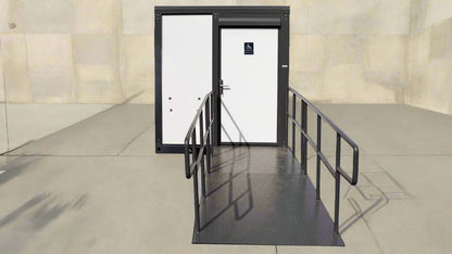 CAEL 7FT Handicap Accessible Portable Restroom with Ramp (CAEL-HAPR7-ADA)