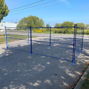 Temporary fence panel