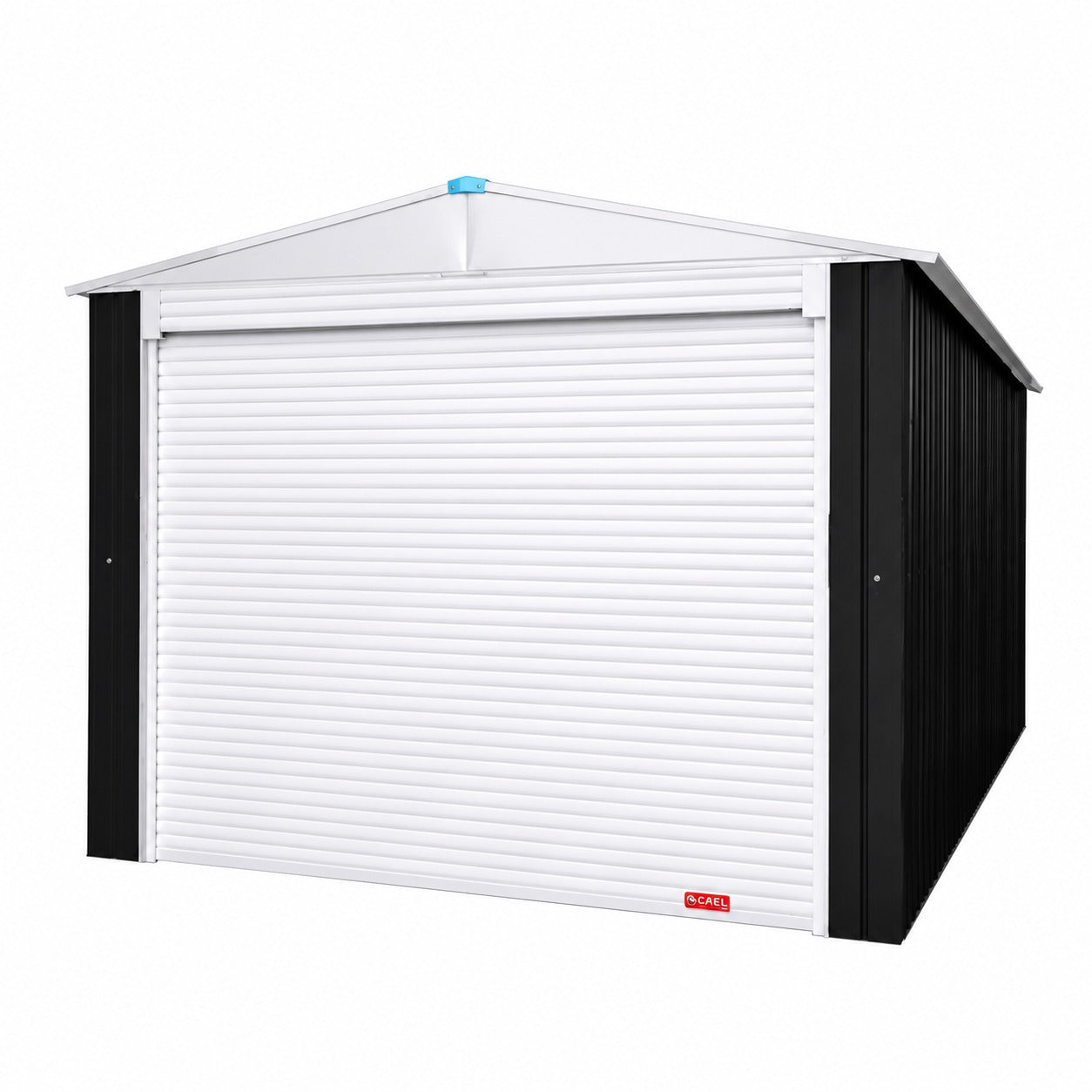 Single Garage Metal Shed with side entry 12(W) x19 (L) x 9.5(H)