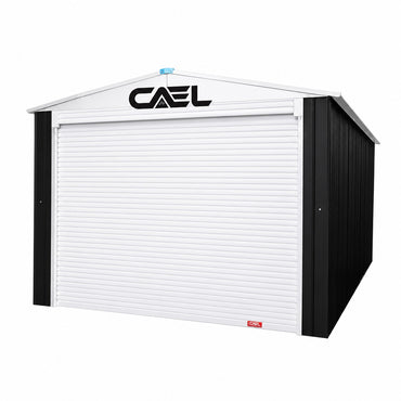 Single Garage Metal Shed with side entry 12(W) x19 (L) x 9.5(H)