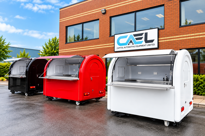 CAEL’s 7′ Round Top Mobile Food Cart