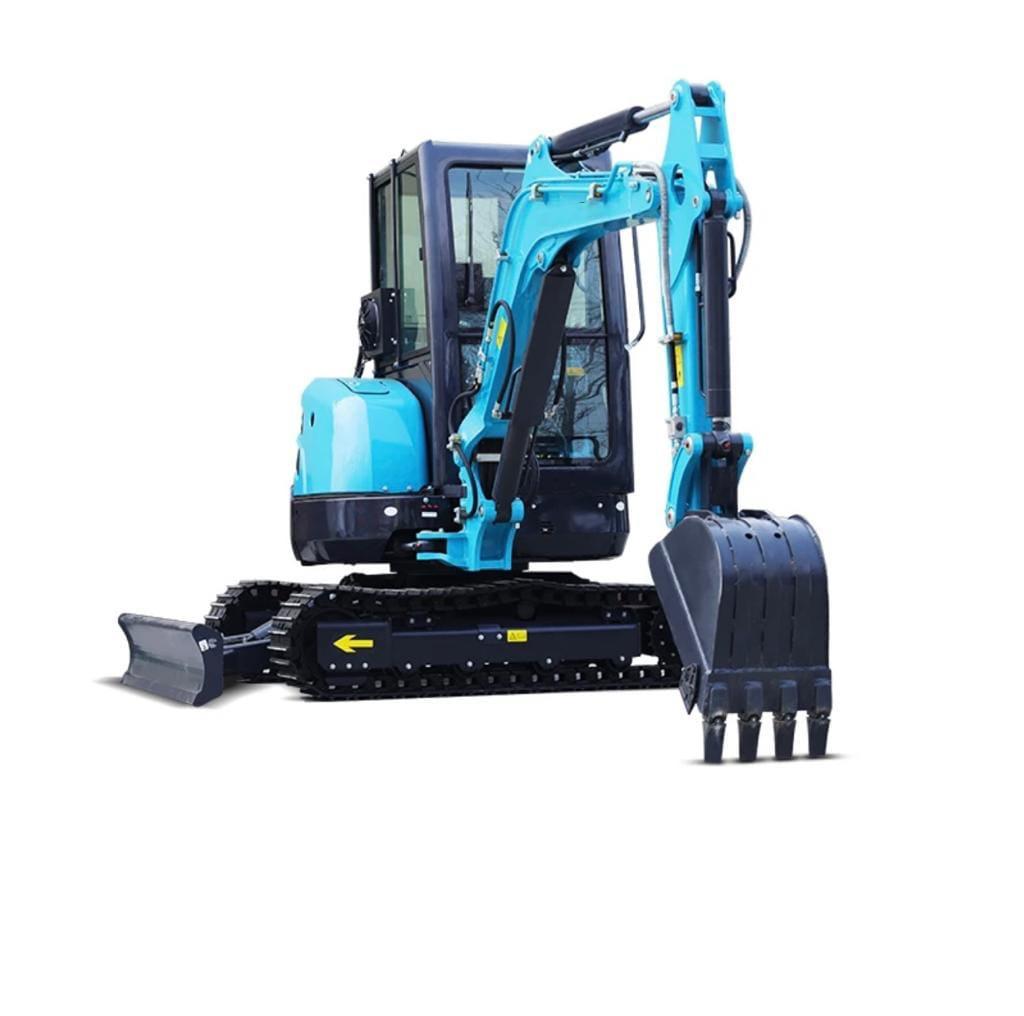 Zero Turn Excavator 3.5 Ton With Swing Boom, AC and Hydraulic Thumb (EX35ZT)