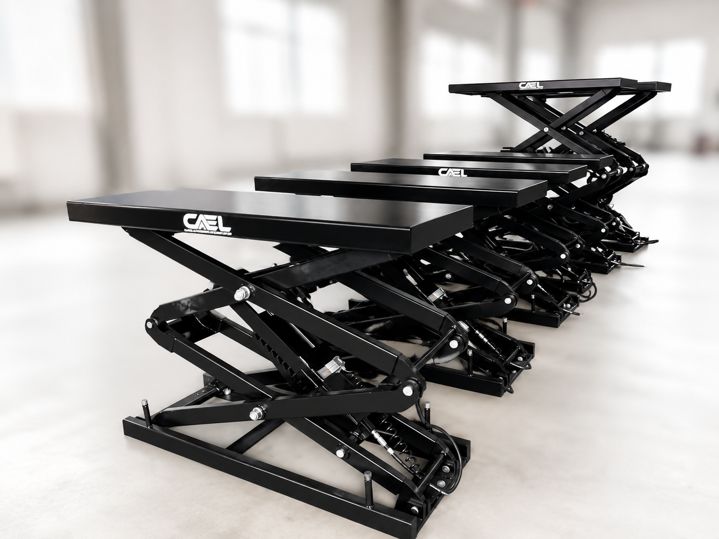 Underground Full Rise Scissor Lift Car Hoist 8,800 LBS (CAEL-UFRSL88)