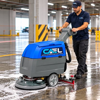 CAEL B45 Floor Scrubber 1800㎡/h Battery Walk Behind Cleaner