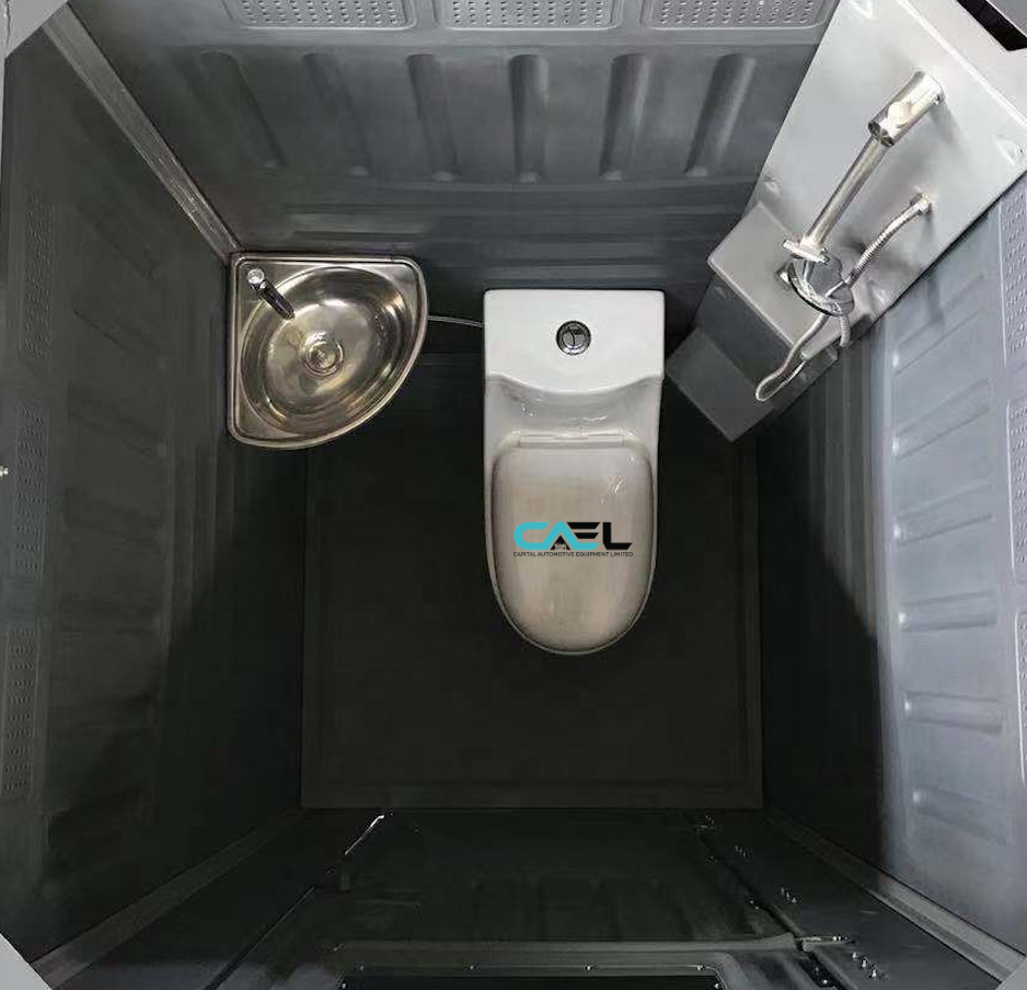 Cael HDC Portable Toilet with Shower – Flushable Luxury Unit