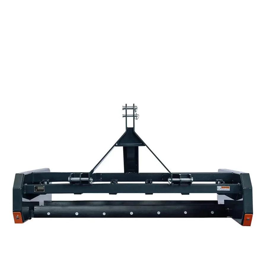 84" Tractor Land Leveler, 3-Point Hitch, 81" Grading Width, Adjustable Depth, Double Edge Blades