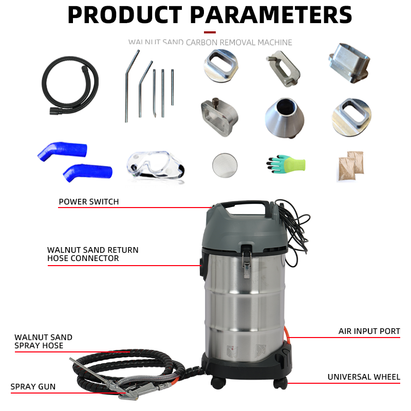 Cael 70L Portable Walnut Sand / Powder Blasting Machine CAEL-WB70