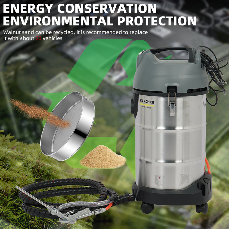 Cael 70L Portable Walnut Sand / Powder Blasting Machine CAEL-WB70