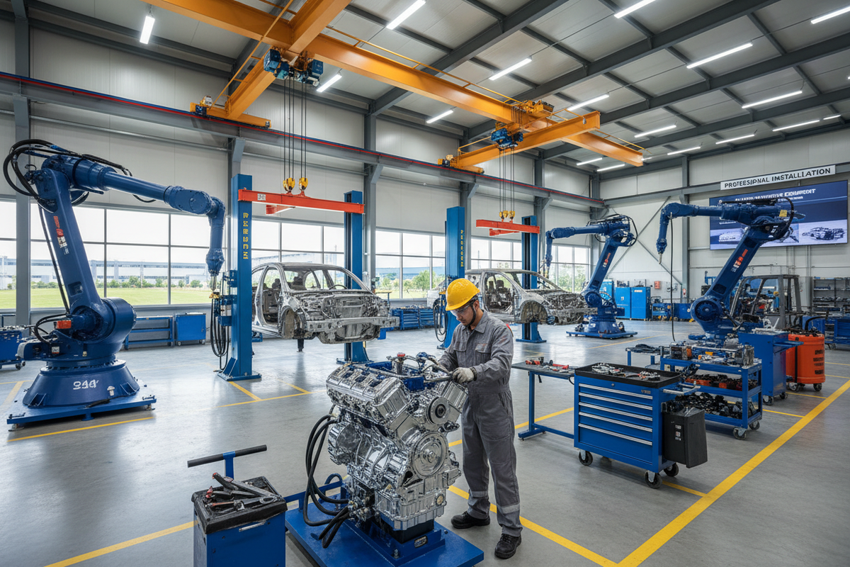 I am creating a become a installer Page 
create Heading section with single slide and create a image with slider 

image - create a image for  become Our installer we have business of machinery industrial type Hevy We are offering people to become our  installer

