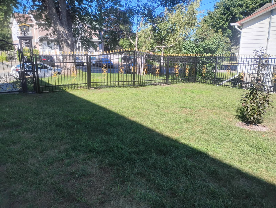 Driveway Steel Gate / Metal Garden Gate 20′ Wide