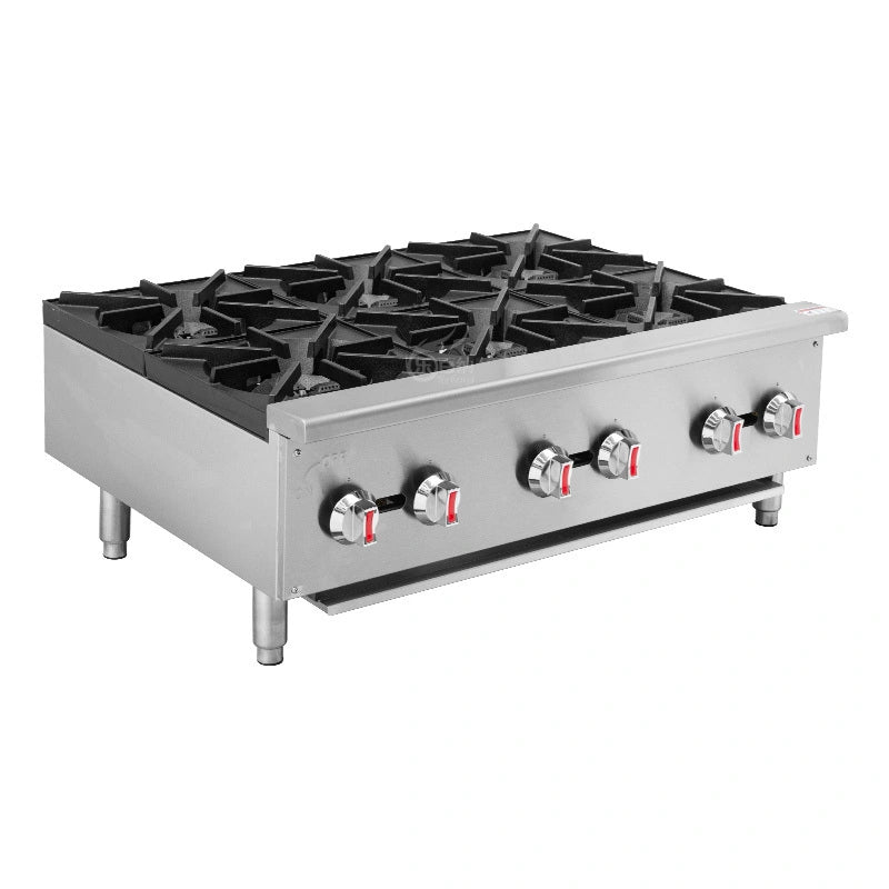 CAEL Commercial Gas Stove Cooking Range Countertop 6 Burner (EHP-6S)