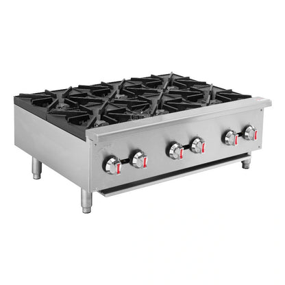 CAEL Commercial Gas Stove Cooking Range Countertop 6 Burner (EHP-6S)