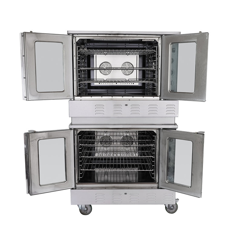 Commercial Double Deck Gas Convection Oven with Deep Depth (GCO511S)
