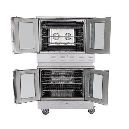 Commercial Double Deck Gas Convection Oven with Deep Depth (GCO511S)