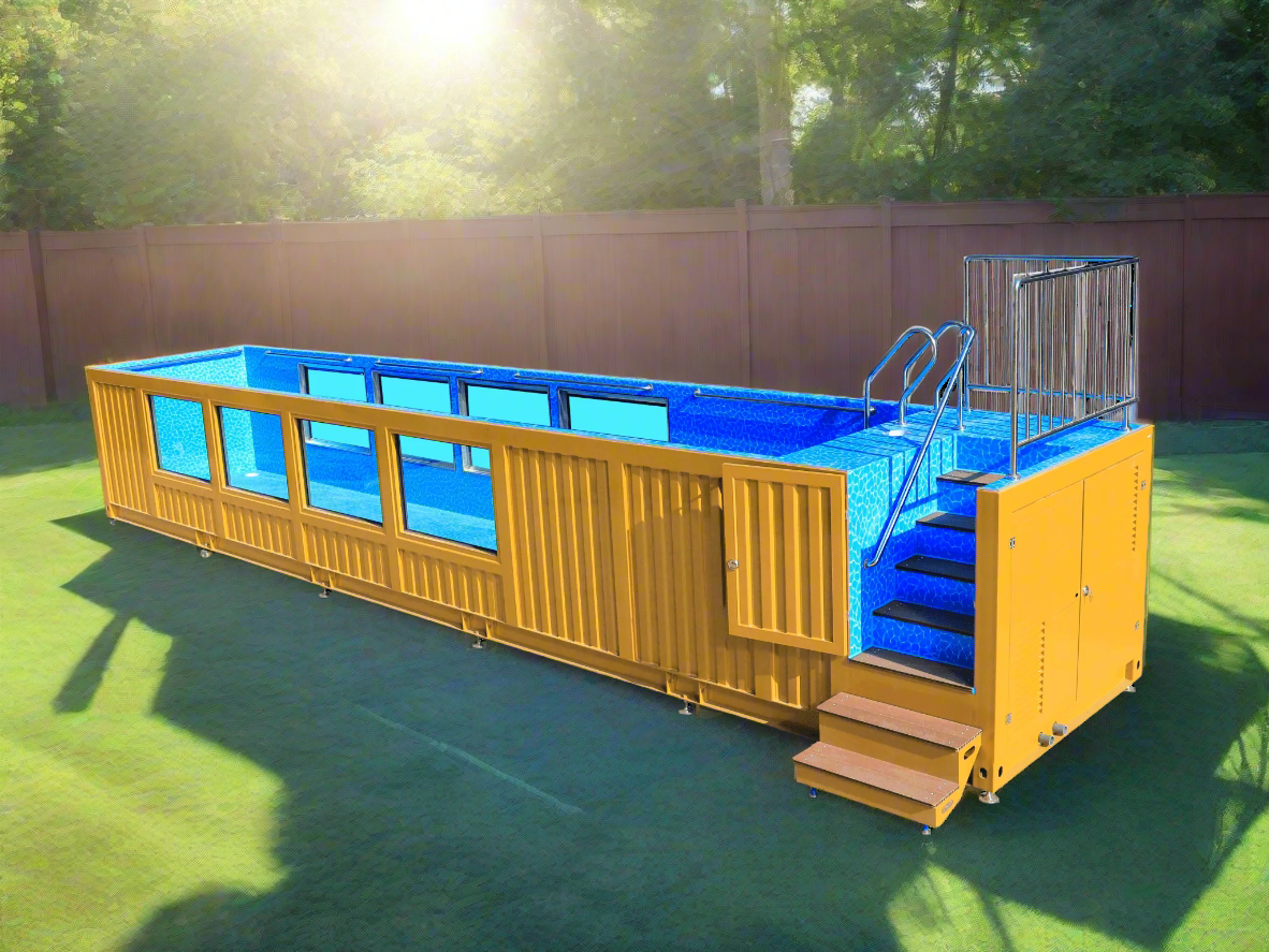Cael 20 FT & 40 FT Shipping Container Swimming Pools – USA Standard Luxury Pools