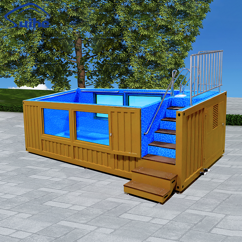 Cael 20 FT & 40 FT Shipping Container Swimming Pools – USA Standard Luxury Pools