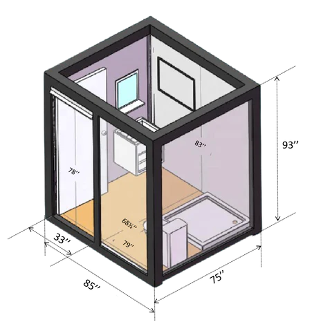 Portable Toilets With Bathroom
