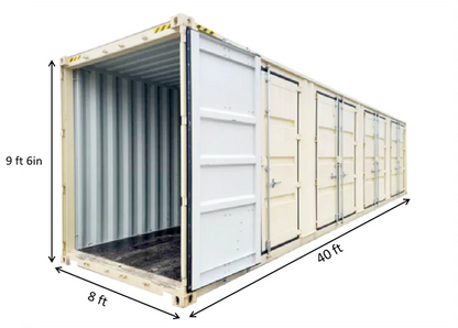 40FT High Cube Multi-Door Container